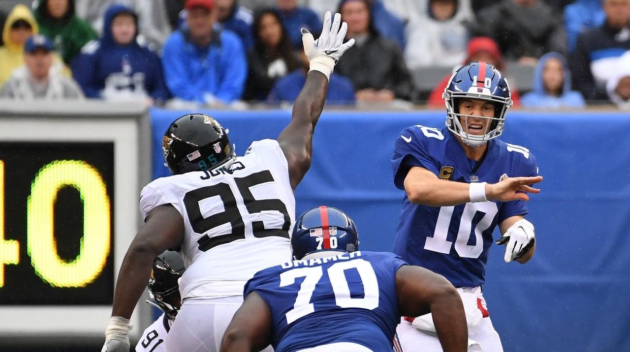 New York Giants offensive line grades shed light on Eli Manning's season