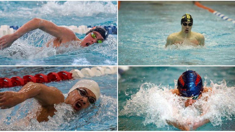 Clockwise, from top left: Patrick Broderick, Noah Cakir, John Holler and...