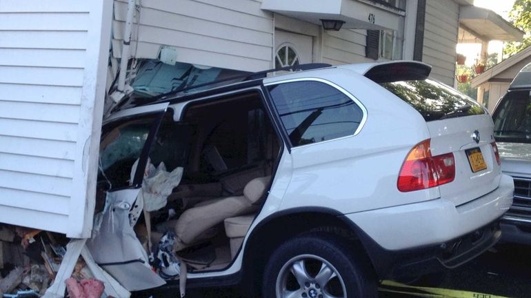 The Malverne Police Department said a vehicle crashed into a...