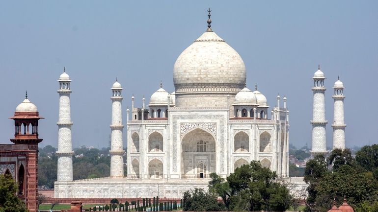 The Taj Mahal in India.