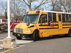 Students injured in school bus crash at North Babylon High School