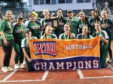 Isabella DeGroot pitches Carle Place softball to Nassau three-peat