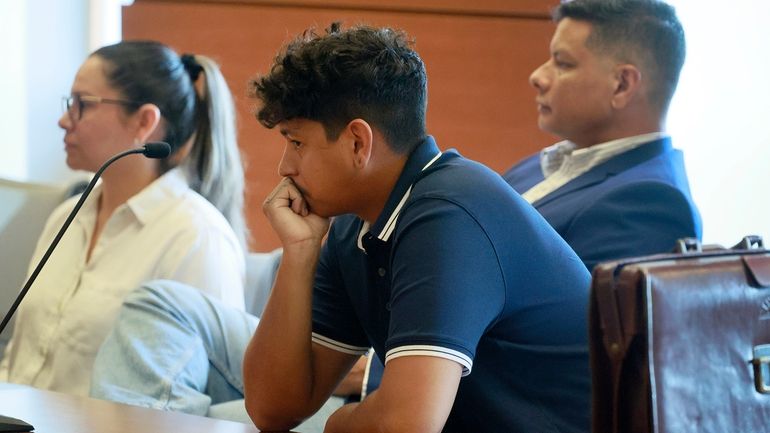 Anthony Borges listens to testimony in Judge Carol-Lisa Phillips' courtroom...