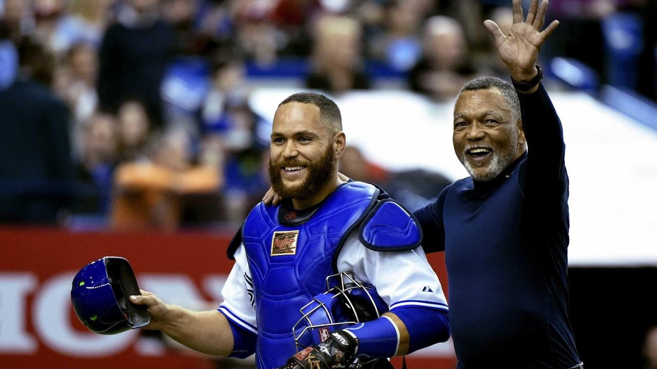 Blue Jays' Martin lives out childhood dream in Olympic Stadium exhibition  game - The Globe and Mail