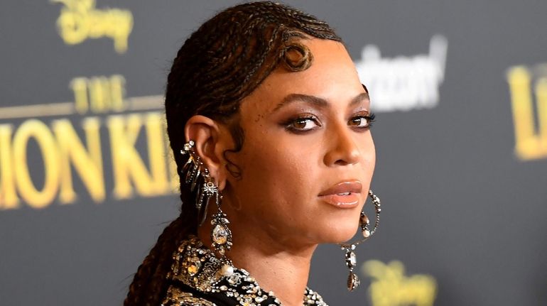 Beyoncé arrives for the world premiere of Disney's "The Lion King"...