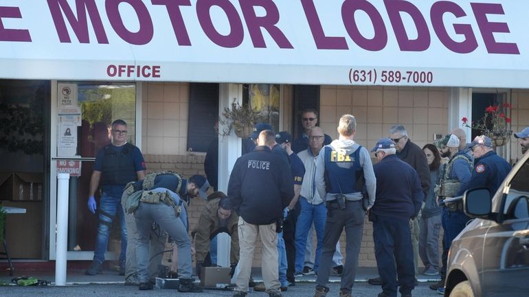 Officials from multiple agencies responded to the Sayville Motor Lodge...