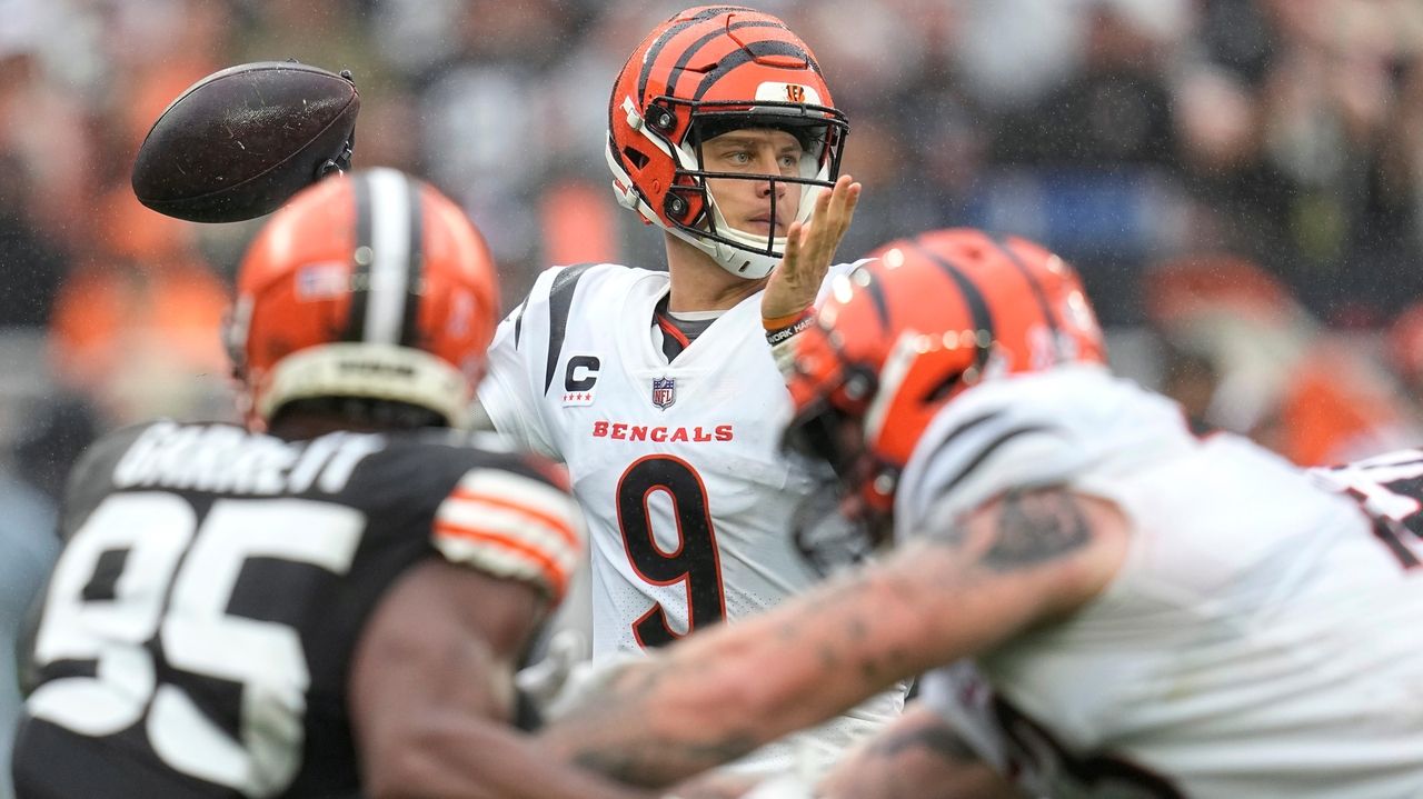 Joe Burrow debuts new look at Bengals workouts