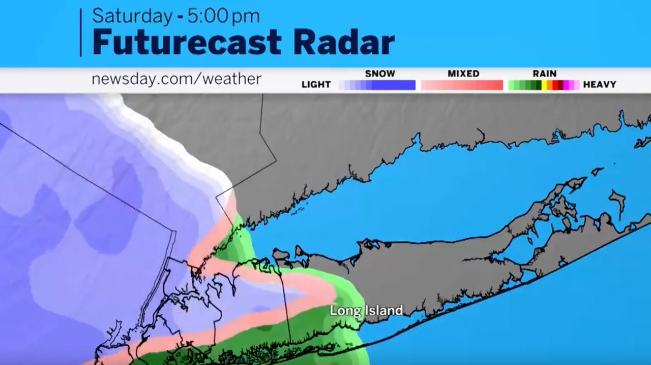 Coastal storm brings, rain, light snow over weekend to LI, other areas ...