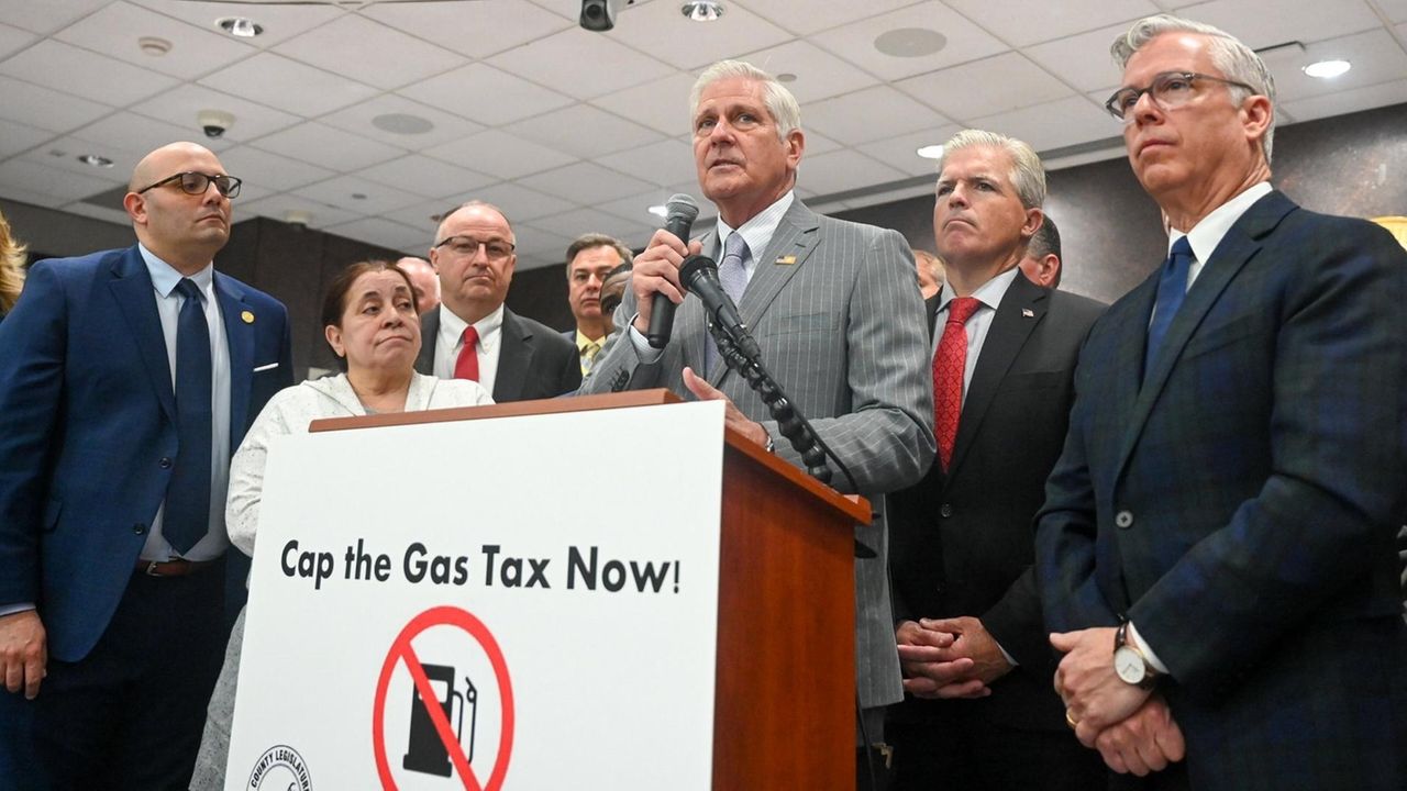 Suffolk suspends gas tax on amounts over 3 per gallon Newsday
