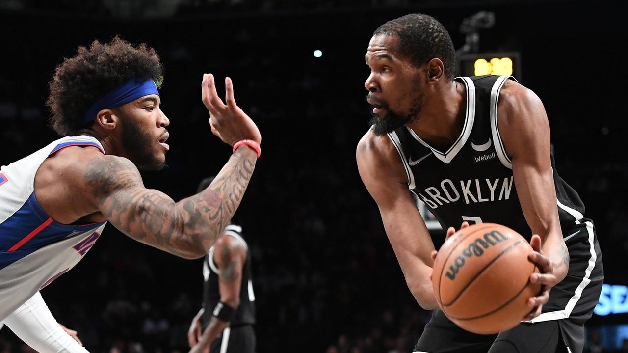 Kevin Durant leads Nets' rally past Pistons Newsday