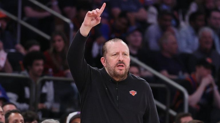 New York Knicks head coach Tom Thibodeau in the 2nd...