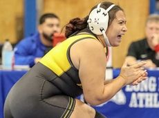 Uniondale's Mejia clinches first Nassau girls wrestling dual meet title