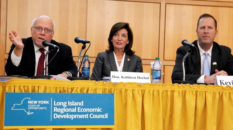 Lt. Gov. Kathleen Hochul, chairwoman of the Regional Economic Development Council,...