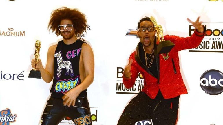 Redfoo and Sky Blu of LMFAO, winners of the Hot...