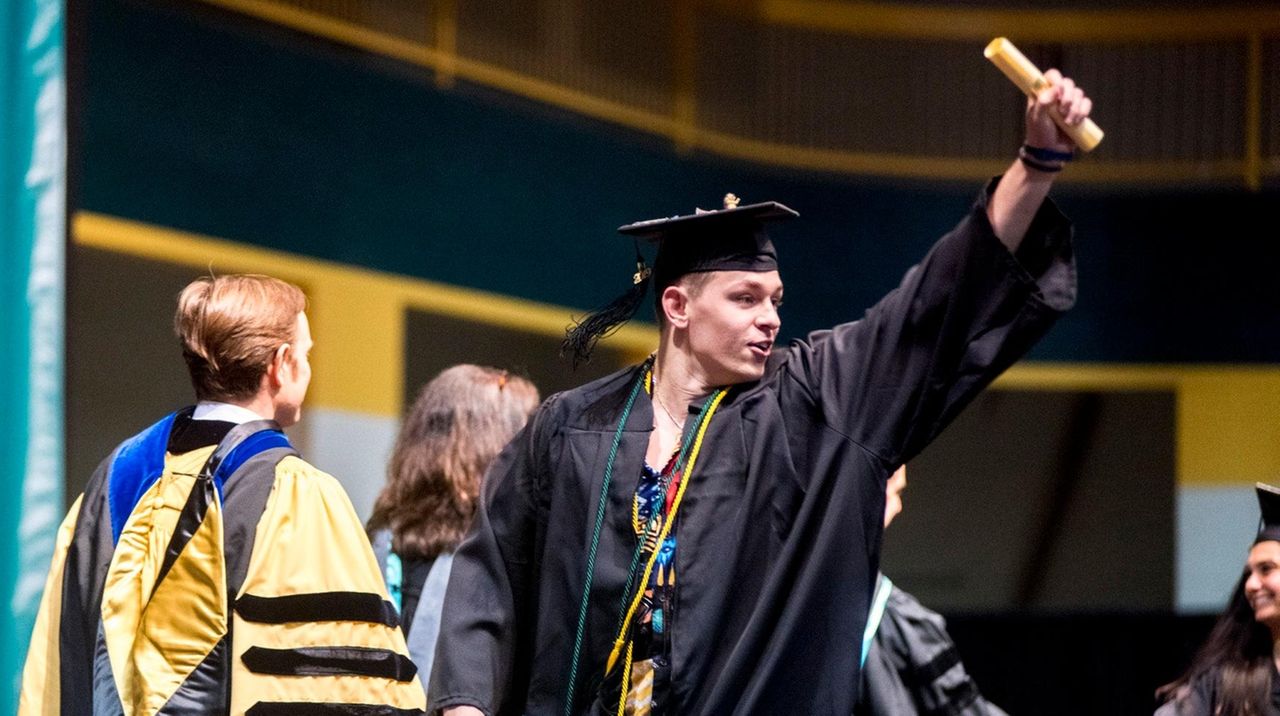 LIU Post commencement 'Celebrate the small victories' Newsday