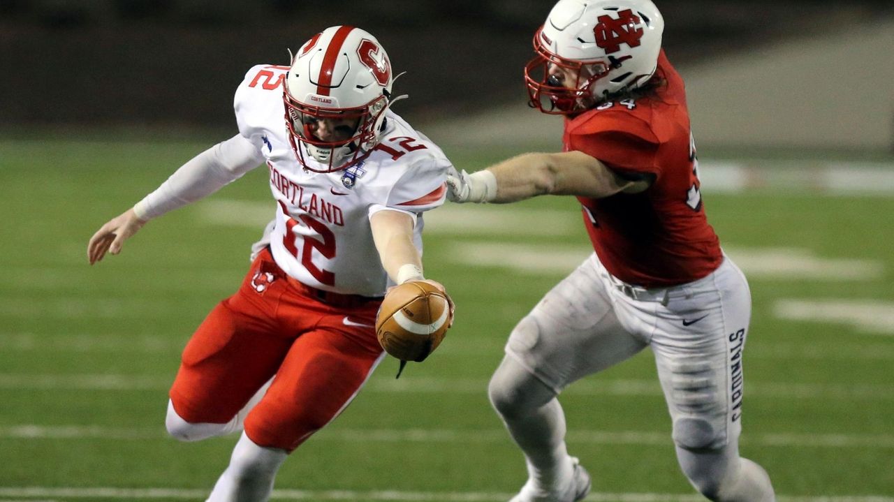 Cortland Quarterback Zac Boyes And North Central Rb Joe Sacco Lead Ap 