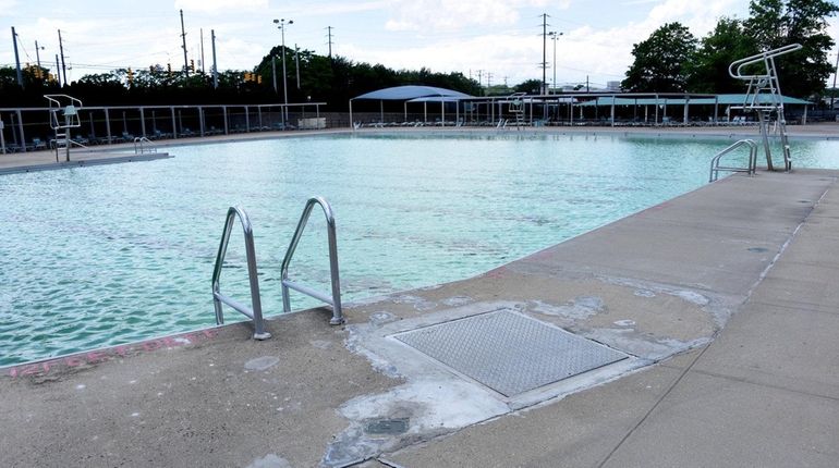 The pool area at Clinton G. Martin Park in New...