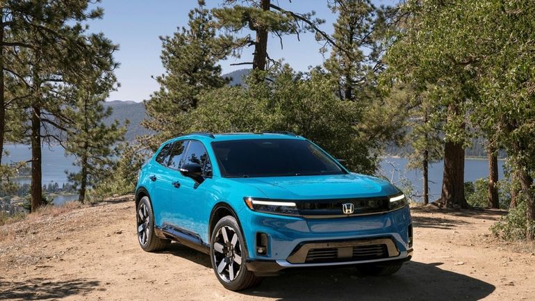 This photo provided by Honda shows the 2024 Prologue. It's...