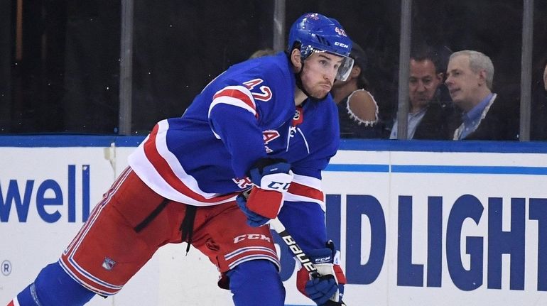 Defenseman Brendan Smith could bring some toughness into the Rangers...