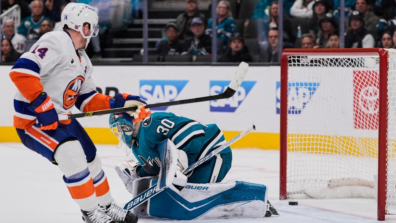 Islanders beat Sharks in OT on Bo Horvat's goal