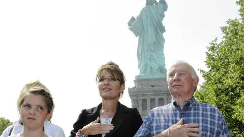 Why was Palin wearing a Star of David Newsday