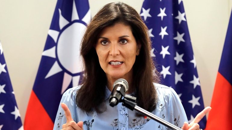 Nikki Haley, former United States Ambassador to the United Nations,...