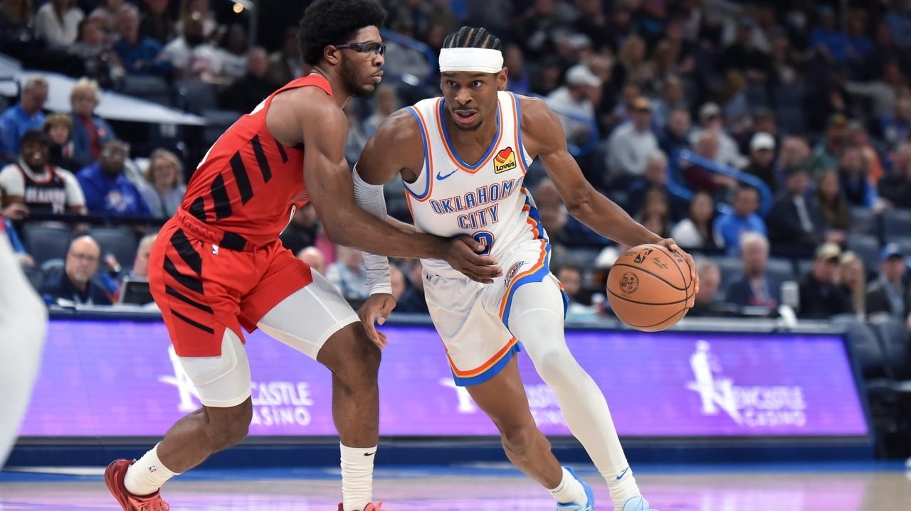 Thunder roll past Trail Blazers 139-77, tie fifth-biggest victory