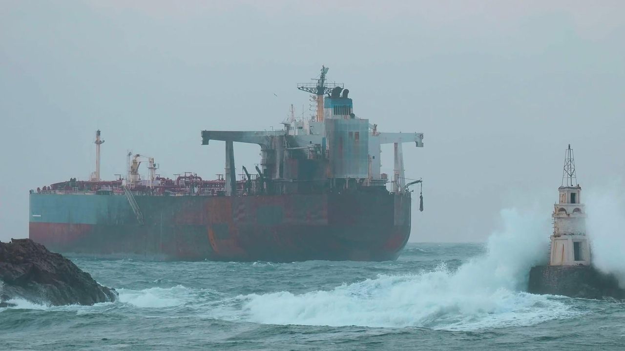 Sanctioned oil tanker is stranded off Bulgaria's Black Sea coast after suspected Ukrainian strike