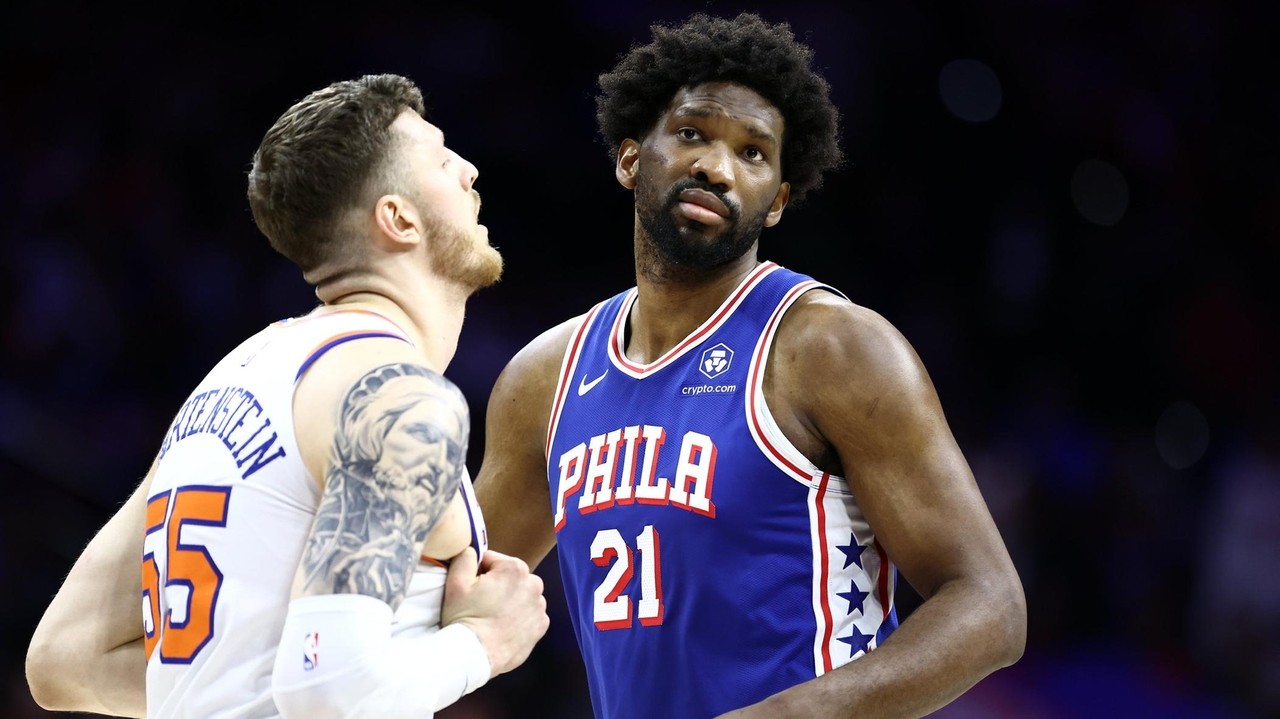 Knicks run into an angry Joel Embiid, who gets the 76ers back in the ...