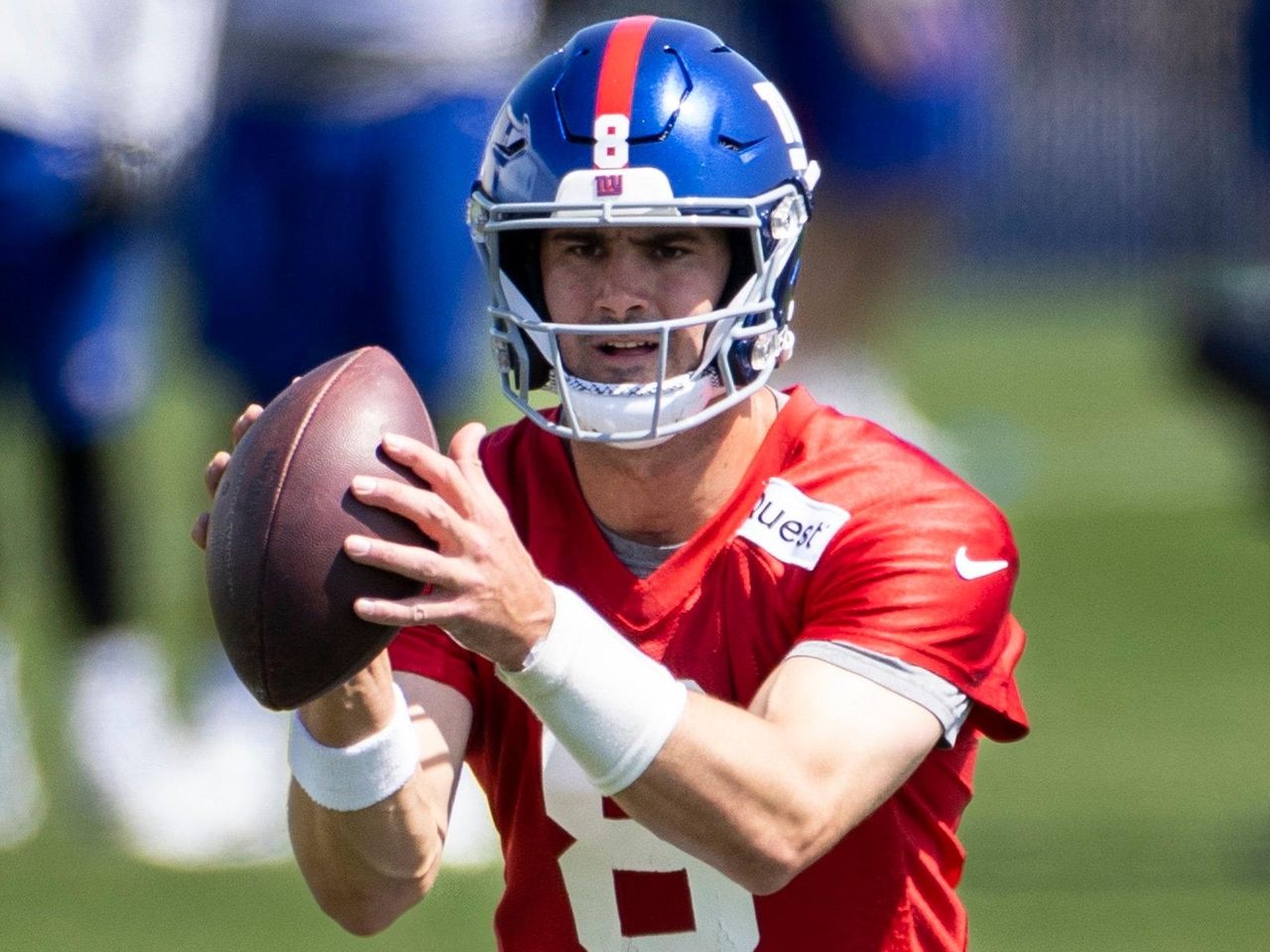 Photos: Daniel Jones and NY Giants OTA workouts