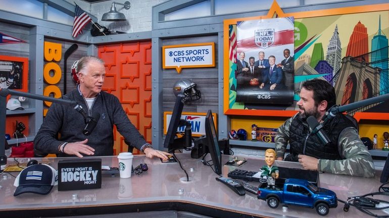 WFAN morning show with Boomer Esiason and Gregg Giannotti on...