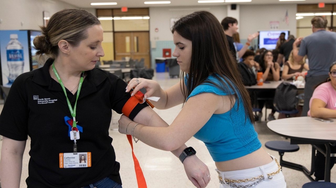 Students at John F. Kennedy High School in Bellmore trained to Stop the Bleed - Vimarsana News