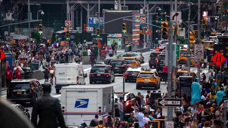 Soaring traffic congestion in New York City has led to...