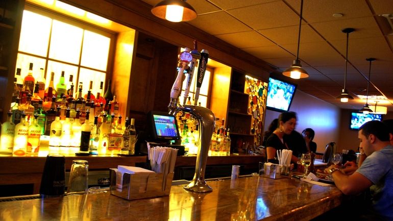 The bar at Lawson Pub in Oceanside