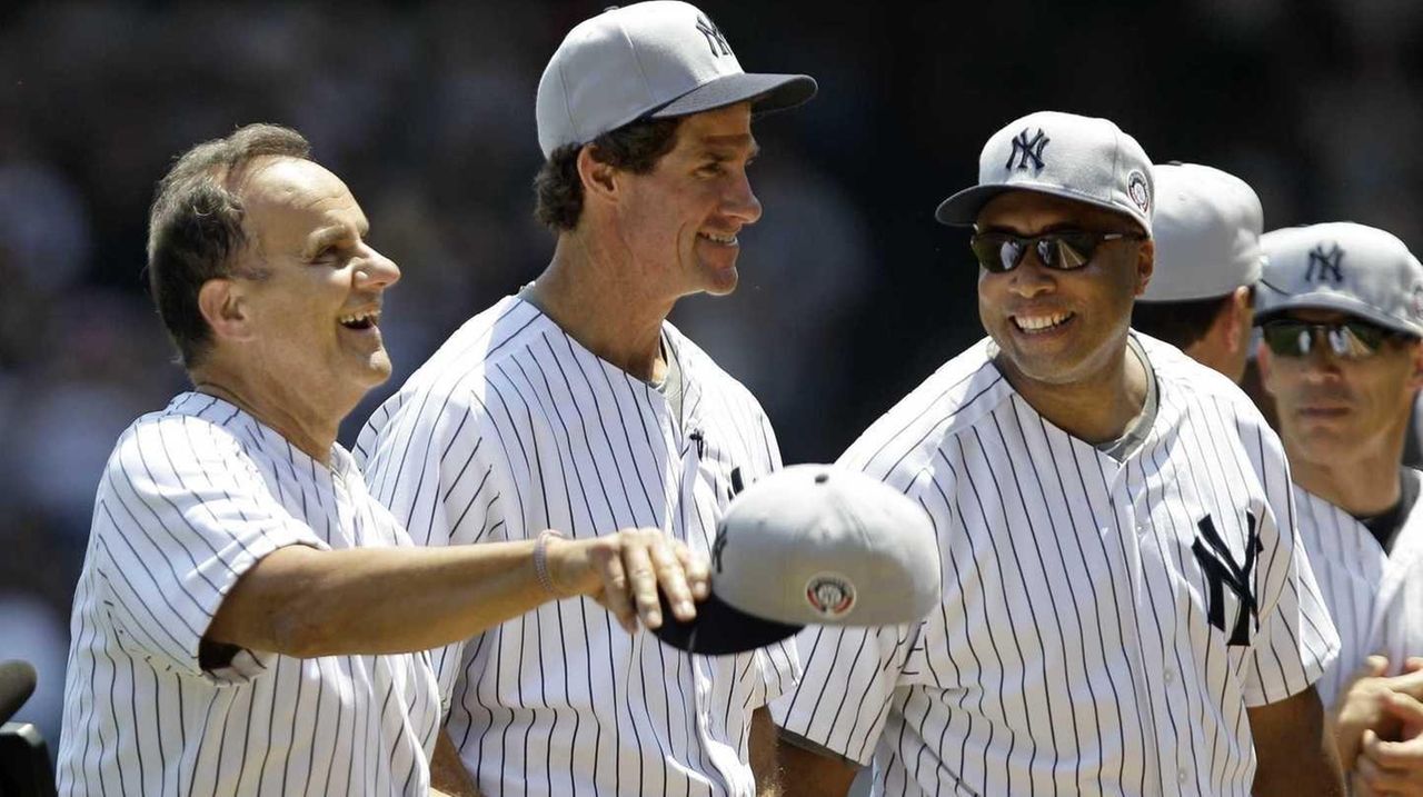 New York Yankees - Marcus Thames, Lee Mazzilli and Ron Guidry.