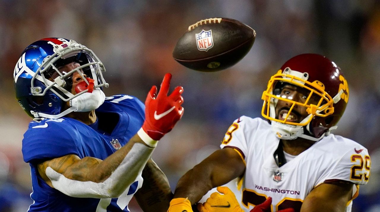 New York Giants WR Kenny Golladay says outburst was directed at Jason  Garrett, not QB Daniel Jones - ABC7 New York