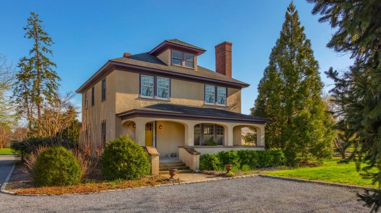 The four bedroom, 2.5 bathroom, 2,220-square-foot East Moriches house dates...