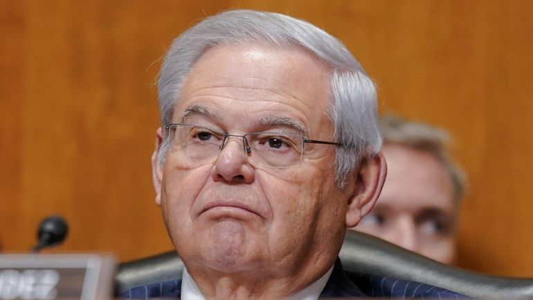 Sen. Bob Menendez, D-N.J., listens during a Senate Foreign Relations...