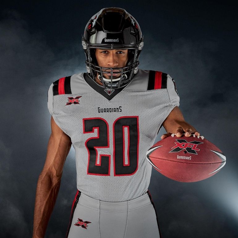 Guardians unveil uniforms for inaugural XFL season - Newsday