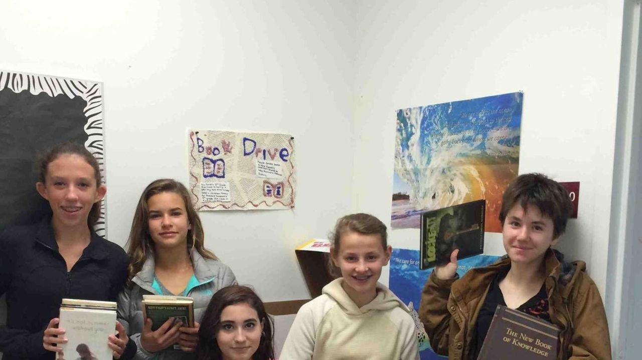 Sag Harbor students donate books to Louisiana school affected by