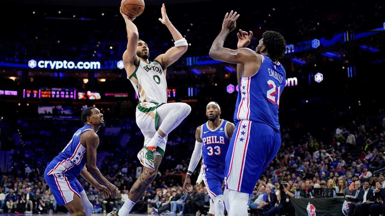 Derrick White, Jayson Tatum Lead Short-handed Celtics Over 76ers In ...