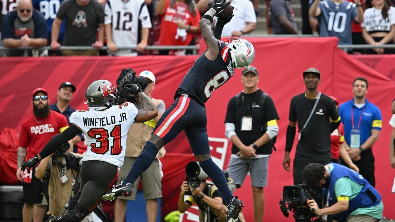 TreVeyon Henderson, Drake Maye lead the Patriots to a 28-23 victory ...