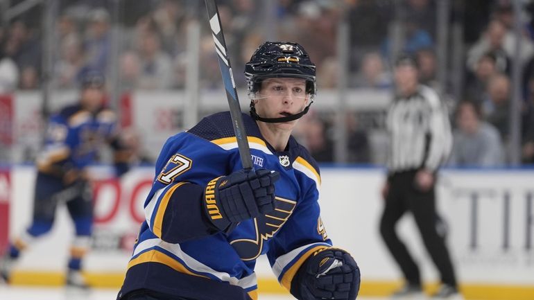 St. Louis Blues' Torey Krug in action during the first...