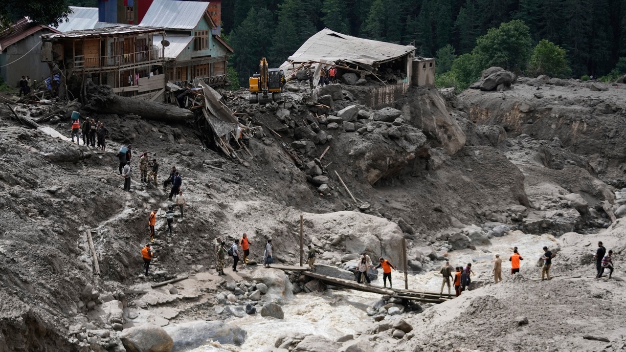 Torrential rains trigger flash floods in Kashmir, killing at least 56 ...