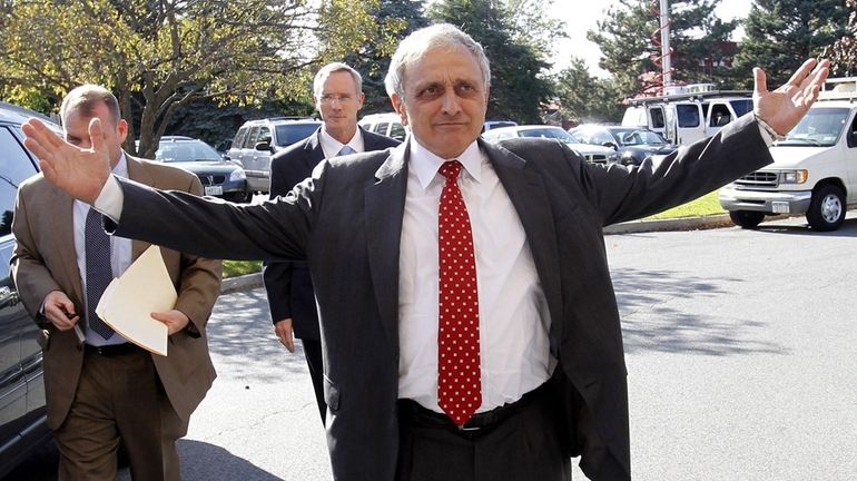 New York Republican gubernatorial candidate Carl Paladino arrives at the...