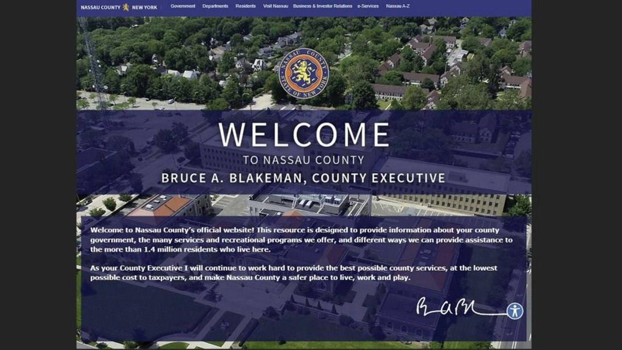 Nassau government website suffers hours-long outage - Newsday