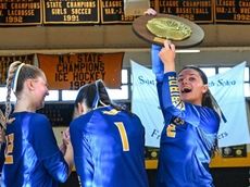 Becker, Lucie lift Kellenberg girls volleyball to state CHSAA crown