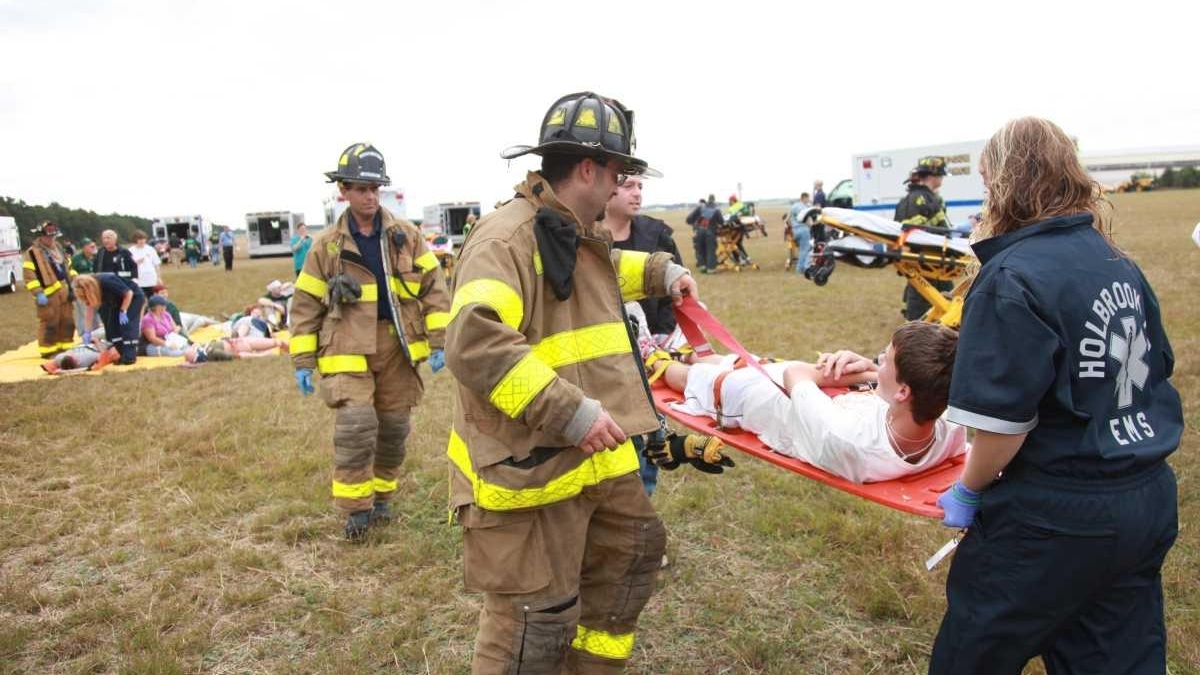 Airport drill tests emergency preparedness - Newsday