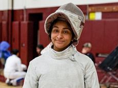 Nayak, Sherlock win gold medals in girls fencing