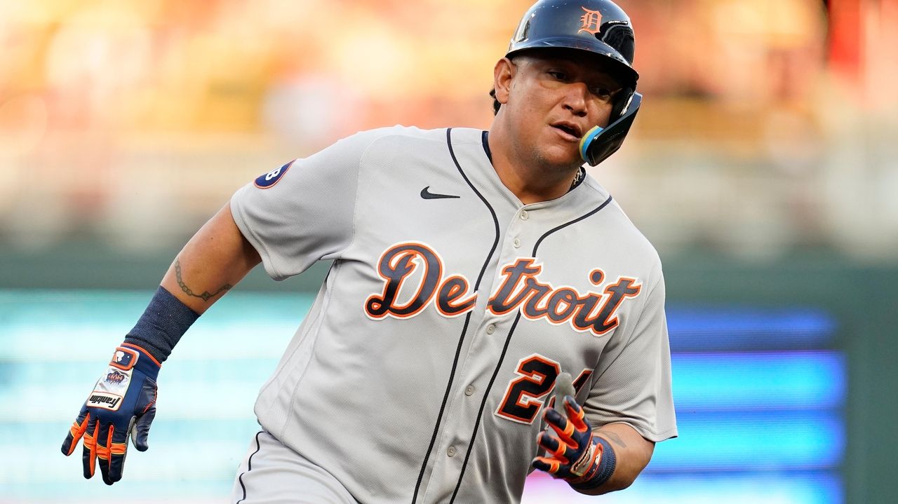 Miguel Cabrera does not understand why his apparent home run was